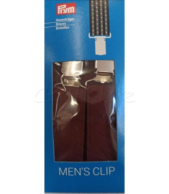 Τιράντες Ανδρικές Prym Standard Μπορντό 30x125cm