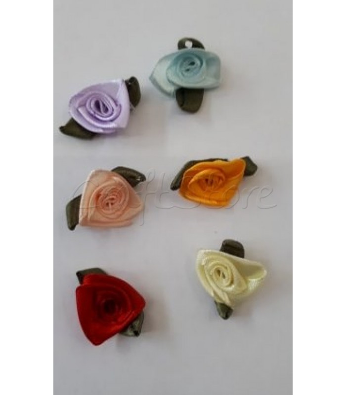 Multi Flower Υφασμάτινα Τριαντάφυλλα 20mm X 28mm/6 τμχ