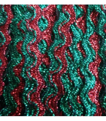 Τρέσα Ζικ ΖΑΚ  Λούρεξ Πράσινο-Κόκκινο  