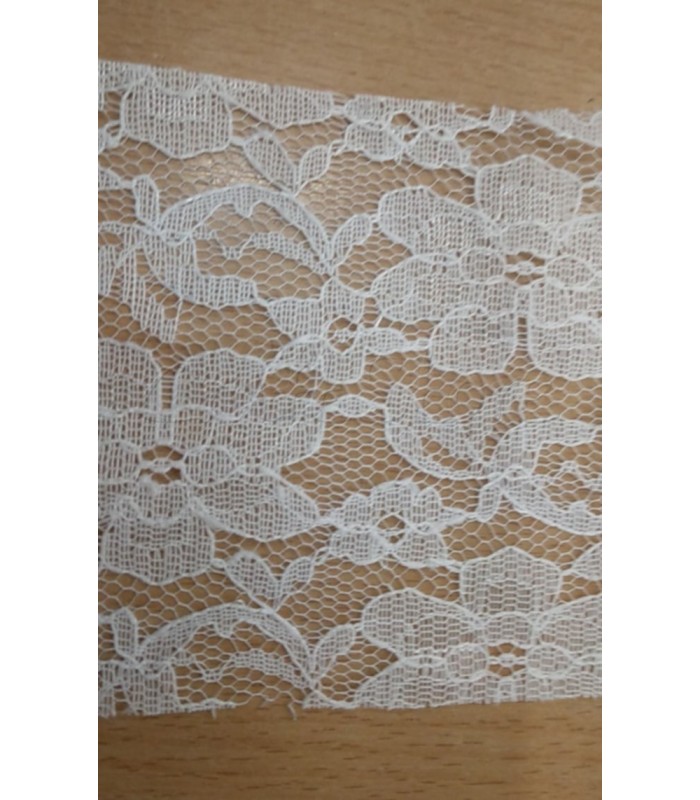 Κορδέλα Δαντέλα 7.5 cm Εκρού (ανα μέτρο)