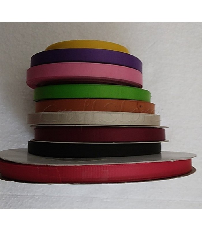 Κορδέλα Γκρο 1 cm (1 μέτρο)