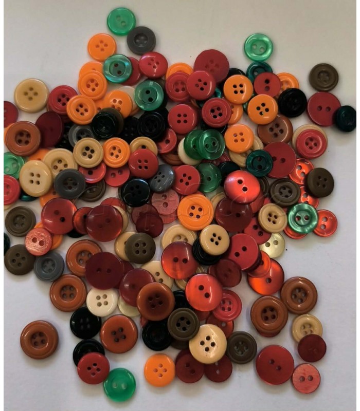 Κουμπιά διακοσμητικά 11-13mm (100 τεμάχια)