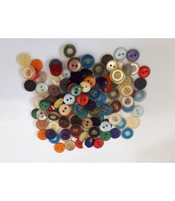 Κουμπιά Δίχρωμα σε Διάφορα Χρώματα 12mm (50τμχ)