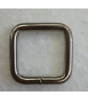 Κρίκος 16/20 τετράγωνος-νίκελ