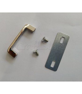 Καμάρα Ορθογώνια με Γωνίες 30mm X 10mm Νίκελ