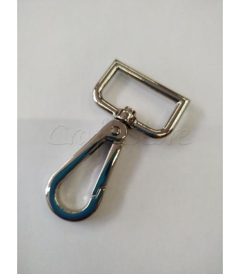 Γάτζος Μεταλλικός Τετραγωνισμένος 25*60mm Νίκελ