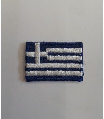 Κεντητό Θερμοκολλητικό Μοτίφ Ελληνική Σημαία