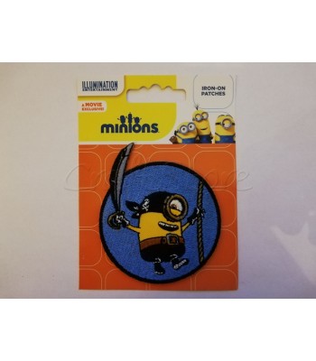 Κεντητό θερμοκολλητικό μοτίφ Minions Υ6.4εκ. Νο1