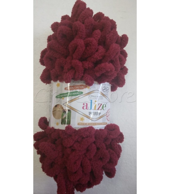 ALIZE PUFFY-987ΜΠΟΡΝΤΩ -ΚΟΚΚΙΝΟ