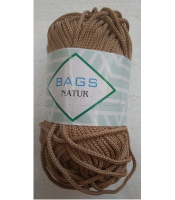 Κορδόνι για τσάντες 2mm ΜΠΕΖ ΣΚΟΥΡΟ 100gr