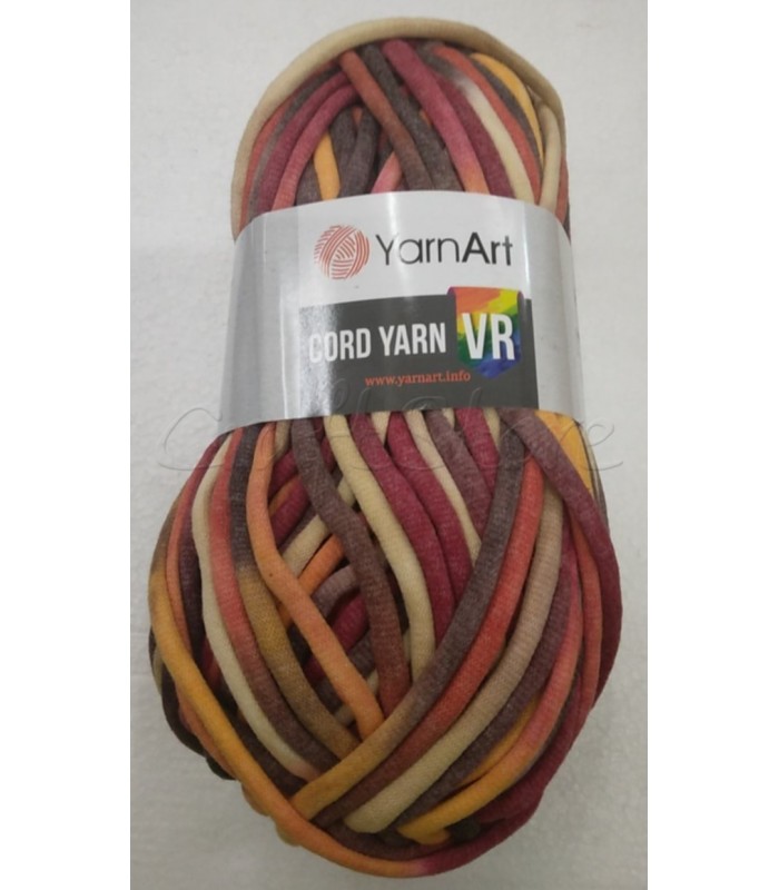 Νήμα για τσάντες σωληνωτό Καφέ τρίχρωμο