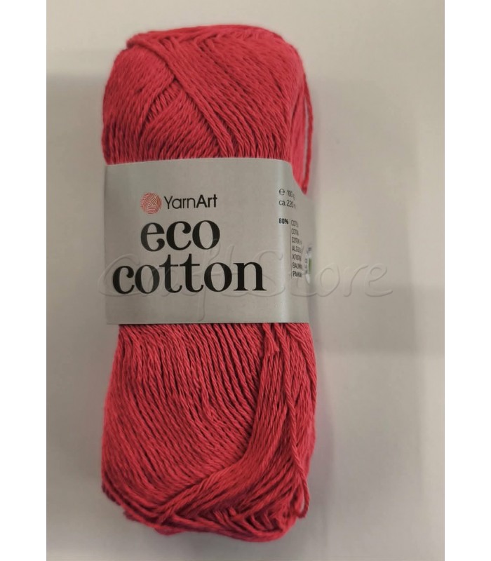 Eco cotton 100gr Ροδί YarnART