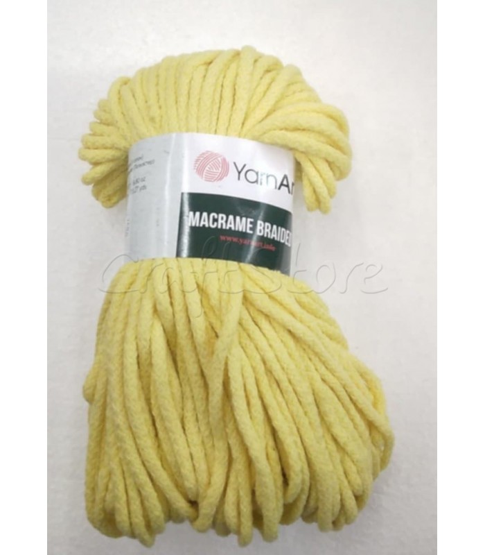 Κορδόνι βαμβακερό 5mm ΚΙΤΡΙΝΟ 250gr