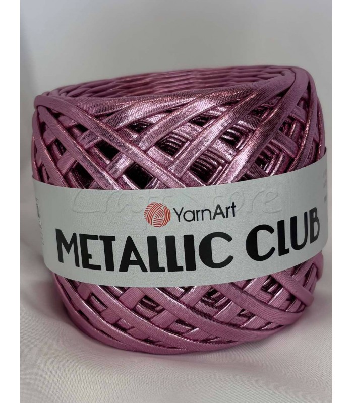 METALLIC CLUB YARNART  ΡΟΖ ΠΑΛΑΙΟ