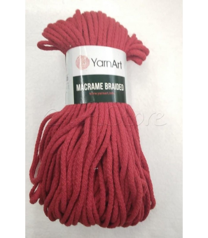 Κορδόνι βαμβακερό 5mm ΚΟΚΚΙΝΟ 250gr