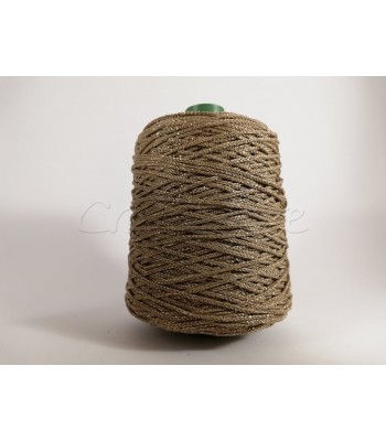 Cono Cordone Μακραμέ Μεταλλιζέ 1mm Χρυσό Σκούρο 250γρ