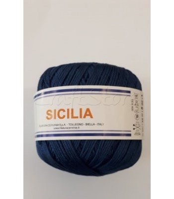 Βαμβακερό Νήμα Sicilia Μπλε Navy 50gr