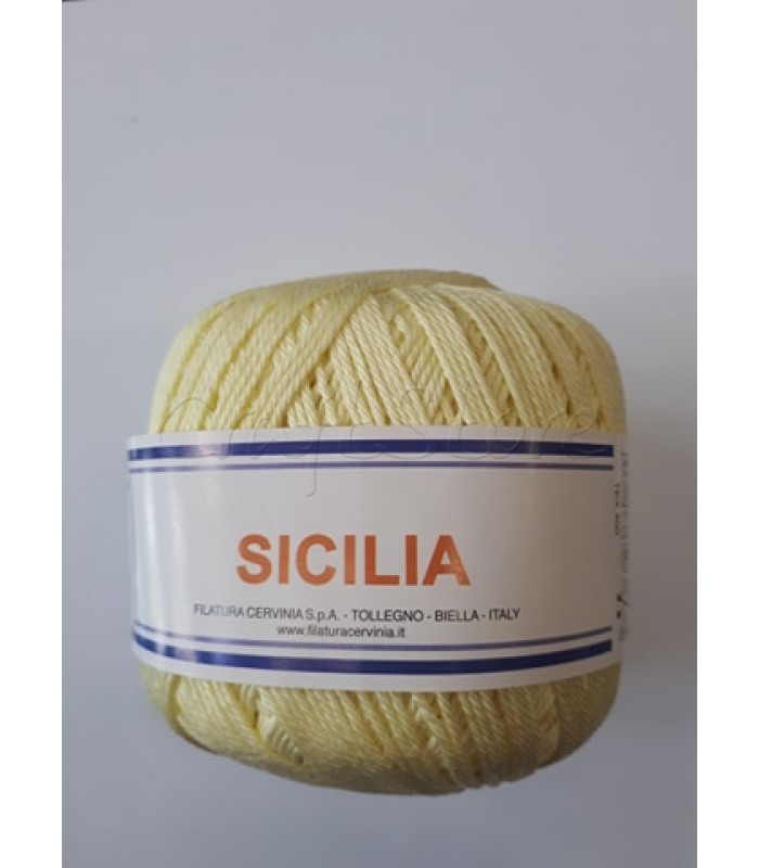 Βαμβακερό Νήμα Sicilia Λεμονί 50gr