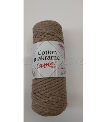 Cotton macrame 250gr-Μπεζ Aμμου 100% COTTON