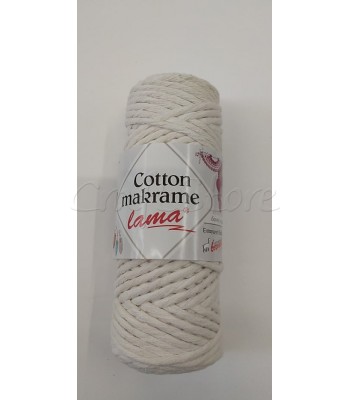 Cotton macrame 250gr-Eκρού- βανίλια 100% COTTON