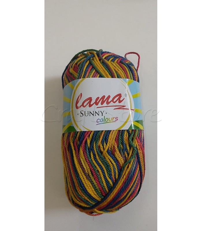 Lama Sunny Colours 50gr TRICOLORE
