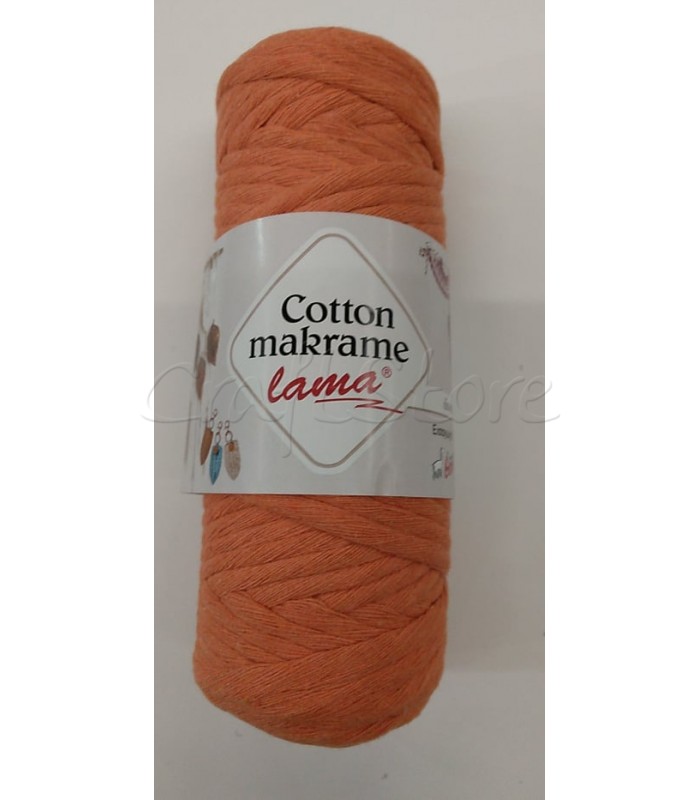 Cotton macrame 250gr-Πορτοκαλί100% COTTON
