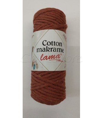 Cotton macrame 250gr-kεραμιδή100%  COTTON 