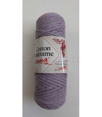 Cotton macrame 250gr-Λιλά 100%  COTTON 