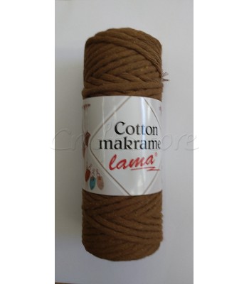 Cotton macrame 250gr-Μπεζ μελί 100% COTTON