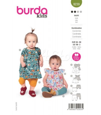 Burda πατρόν  παιδικά ρούχα κοριτσιών 9242