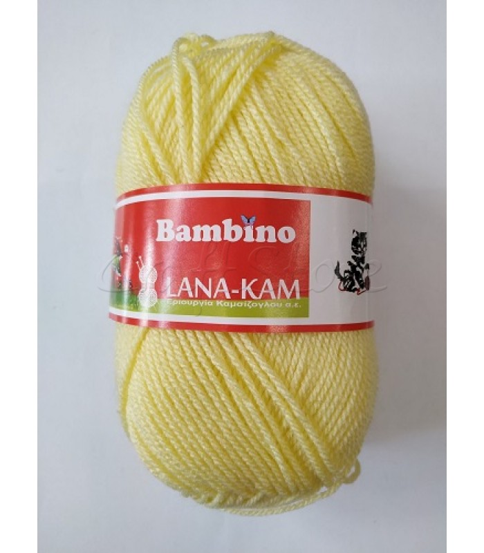 Bambino 50gr Κίτρινο Παστέλ