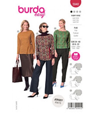 BURDA πατρον  μπλούζα 5940