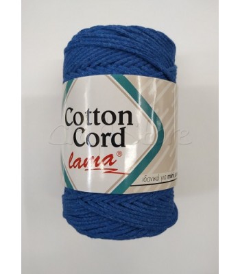 Βαμβακερό Νήμα Cotton Macrame Μπλε Ραφ 250gr