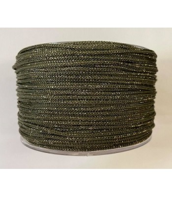 Cordone 1.8mm Χακί με Μεταλλιζέ Χρυσό 1τμχ 260γρ