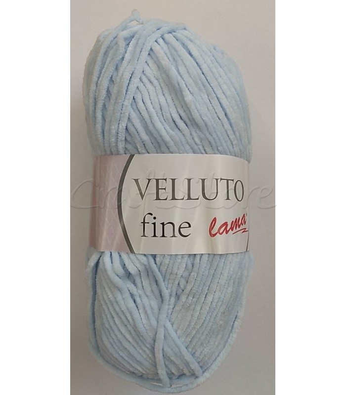 Κορδόνι Velluto Fine 100gr Σιέλ Παστέλ
