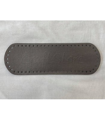 Βάση Τσάντας Οβάλ 21x8cm Γκρι Μεταλλιζέ