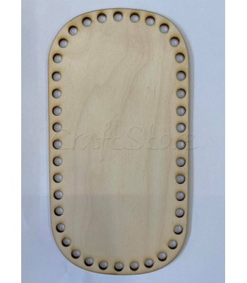 Ξύλινος Πάτος Οβάλ 25x13εκ. 