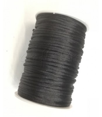 Cordoncino  2mm Μαύρο 100μ.