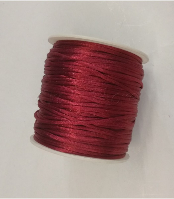 Cordoncino 2mm Μπορντώ 100μ.