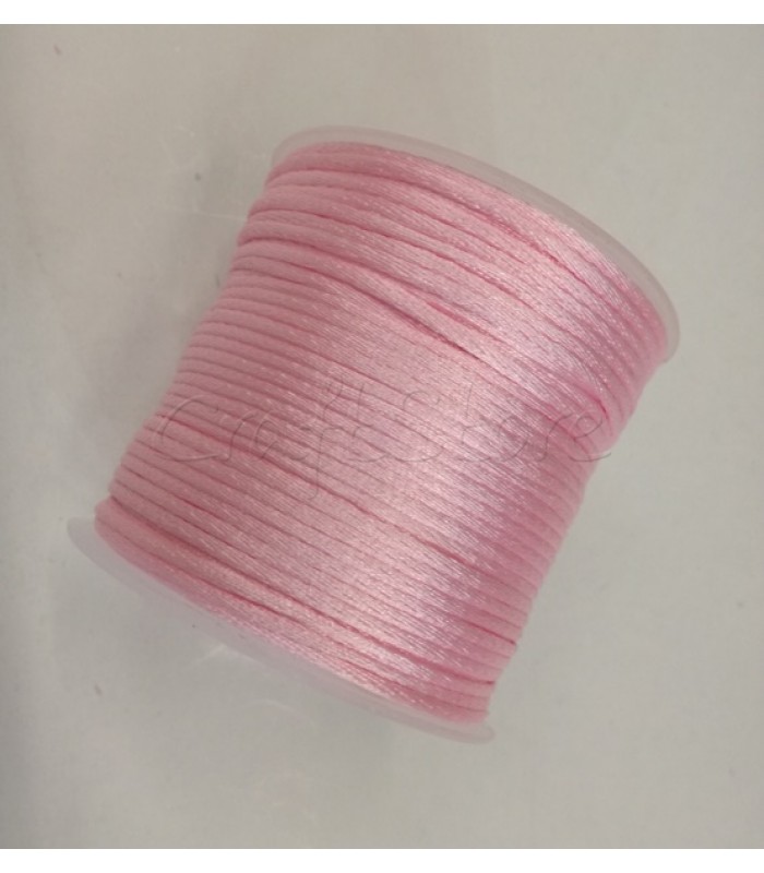 Cordoncino 2mm Ροζ 50μ.