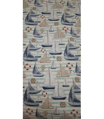 Λονέτα με καραβάκια 1μ Χ 1.40εκ